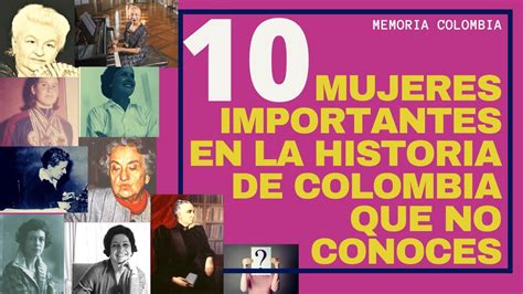 mujeres colombianas|Día de la Mujer: 13 mujeres pioneras en la historia de Colombia